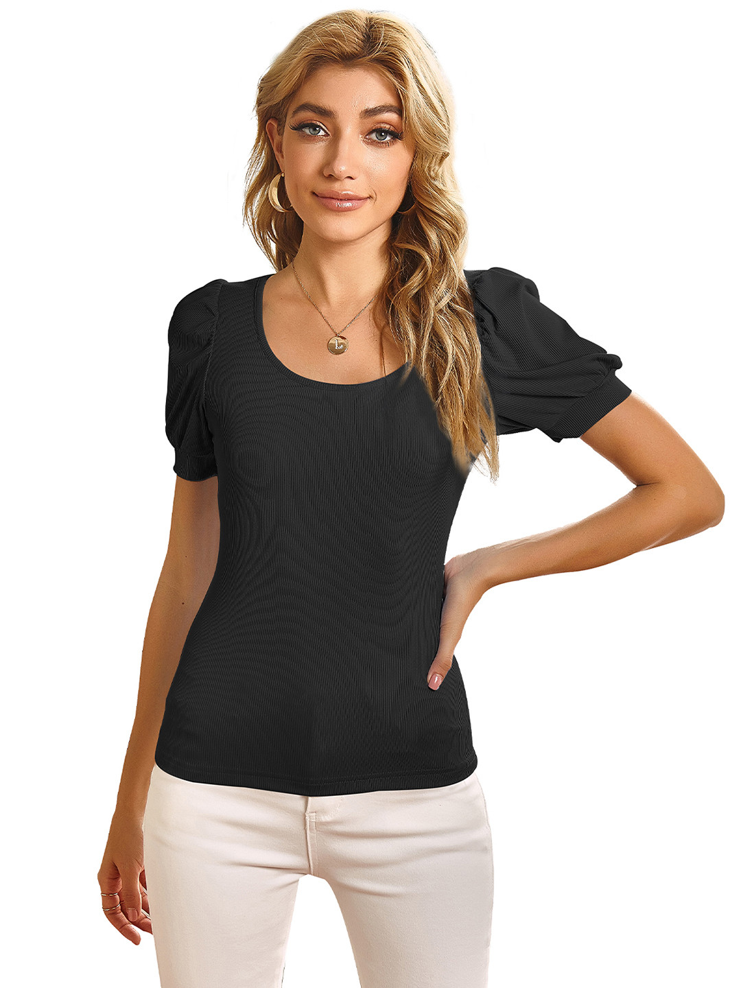 

URBANIC Black Regular Top