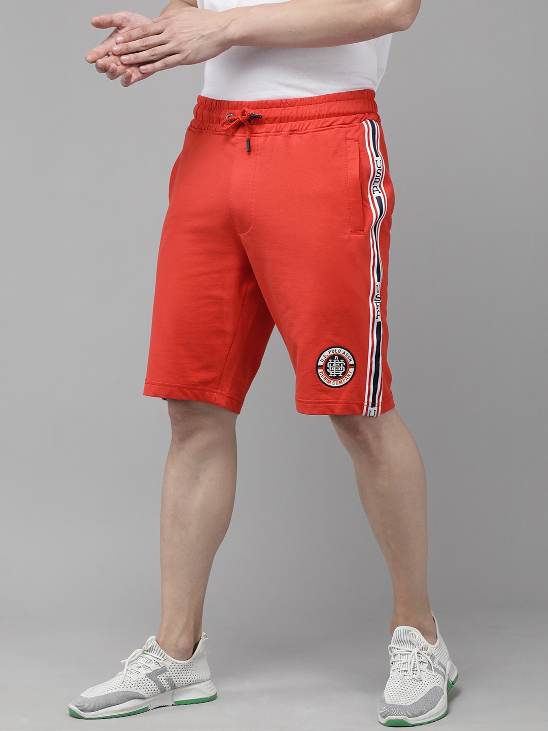 

U.S. Polo Assn. Denim Co. Men Red Regular Shorts