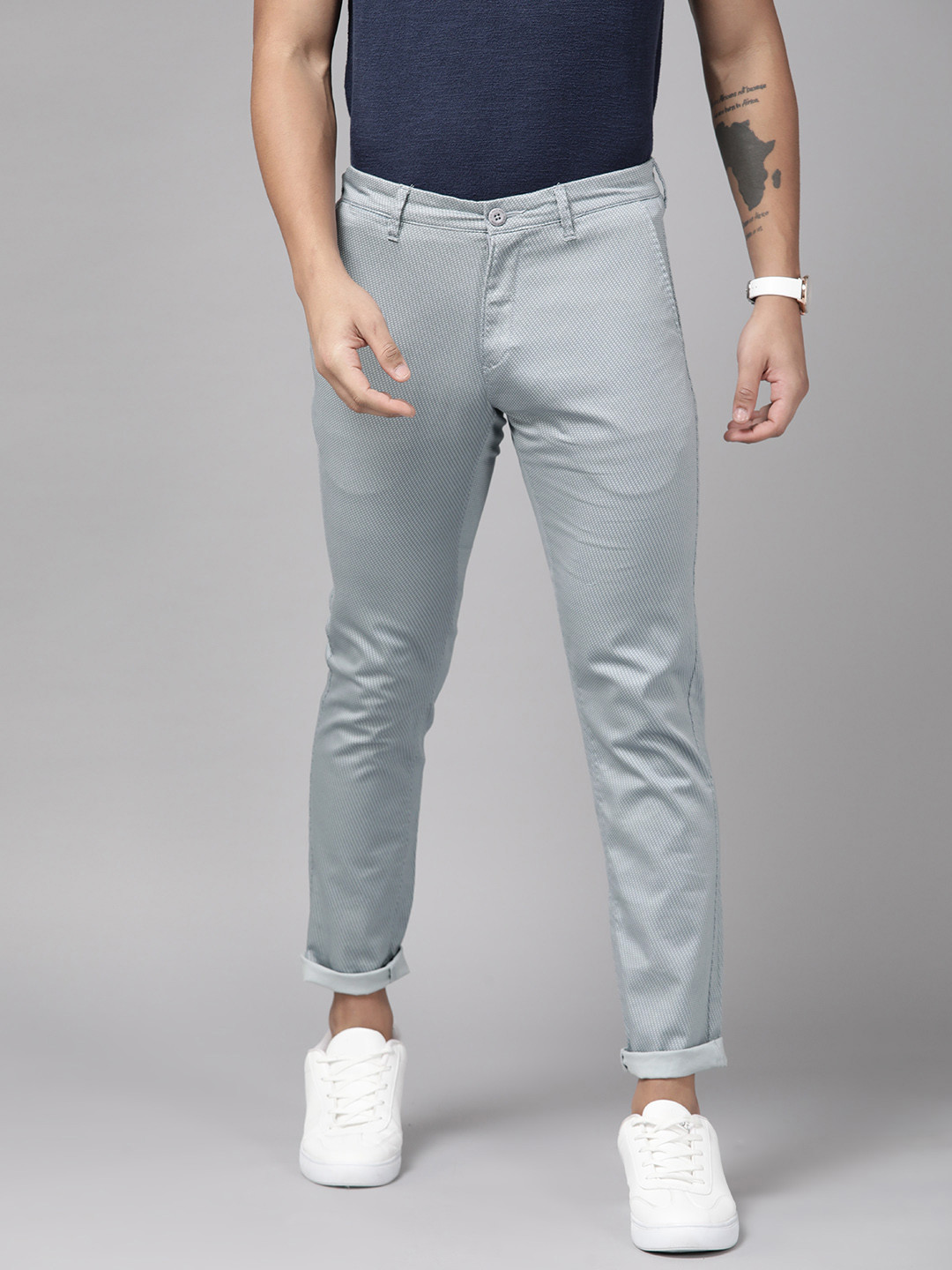 

U S Polo Assn Men Slim Fit Chinos, Blue