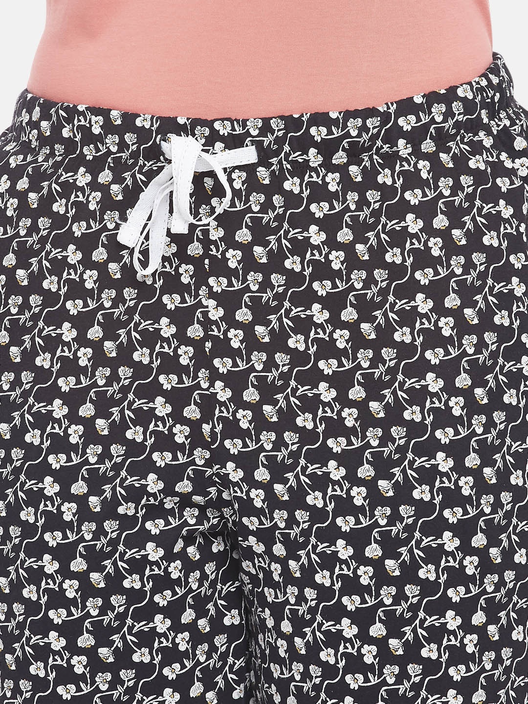 

Dreamz by Pantaloons Women Black Printed Lounge Pant