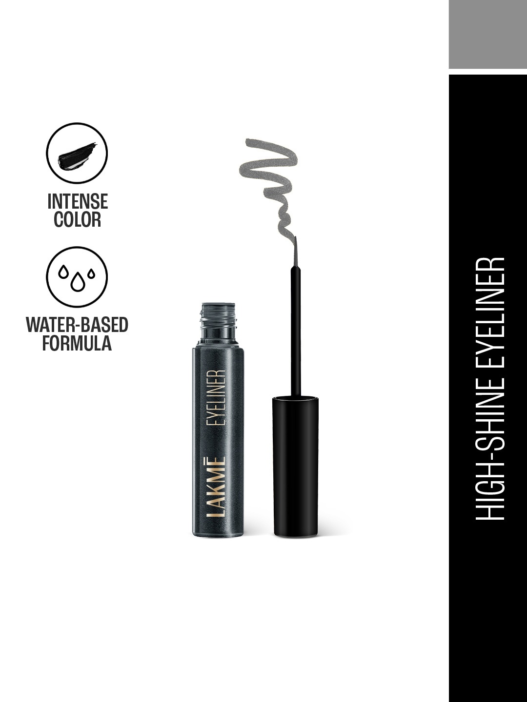

Lakme Absolute Shine Line Eyeliner - Steel Grey