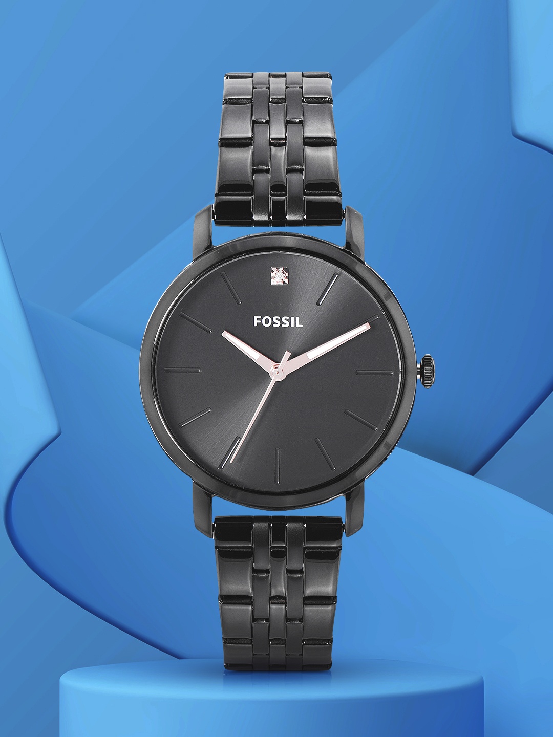 

Fossil Women Black Lexie Luther Analogue Watch BQ3569