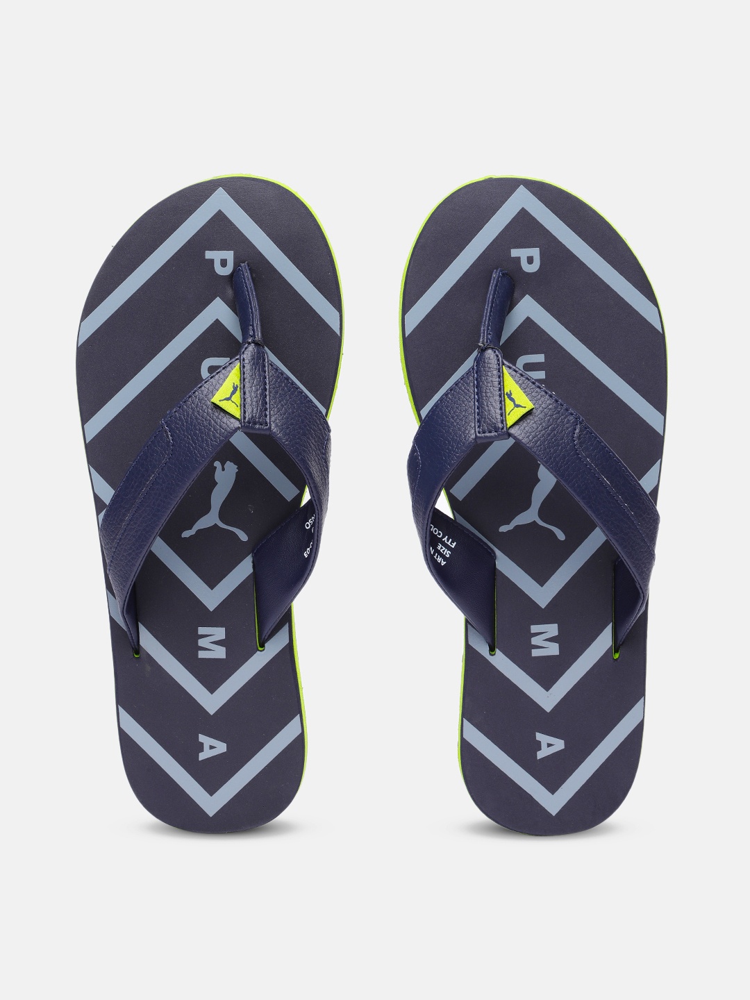 

Puma Unisex Navy Blue Colourblocked Thong Flip-Flops
