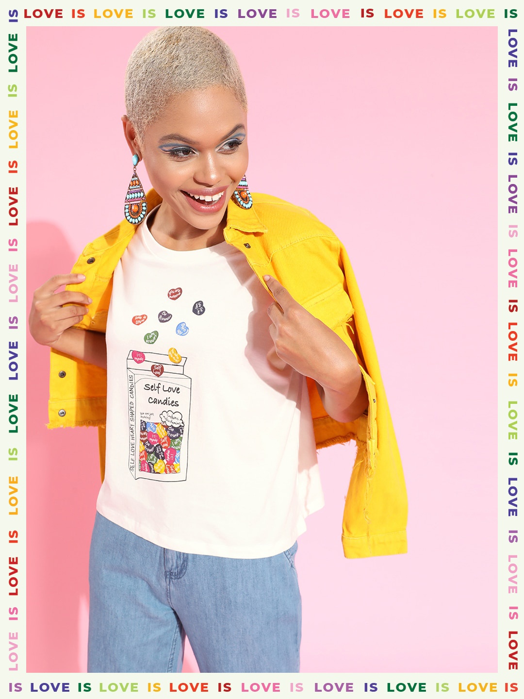

Moda Rapido Women Classic White Typography Talking Tee