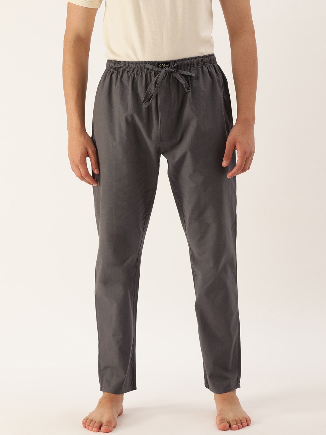 

Urban Dog Men Charcoal Grey Cotton Lounge Pants