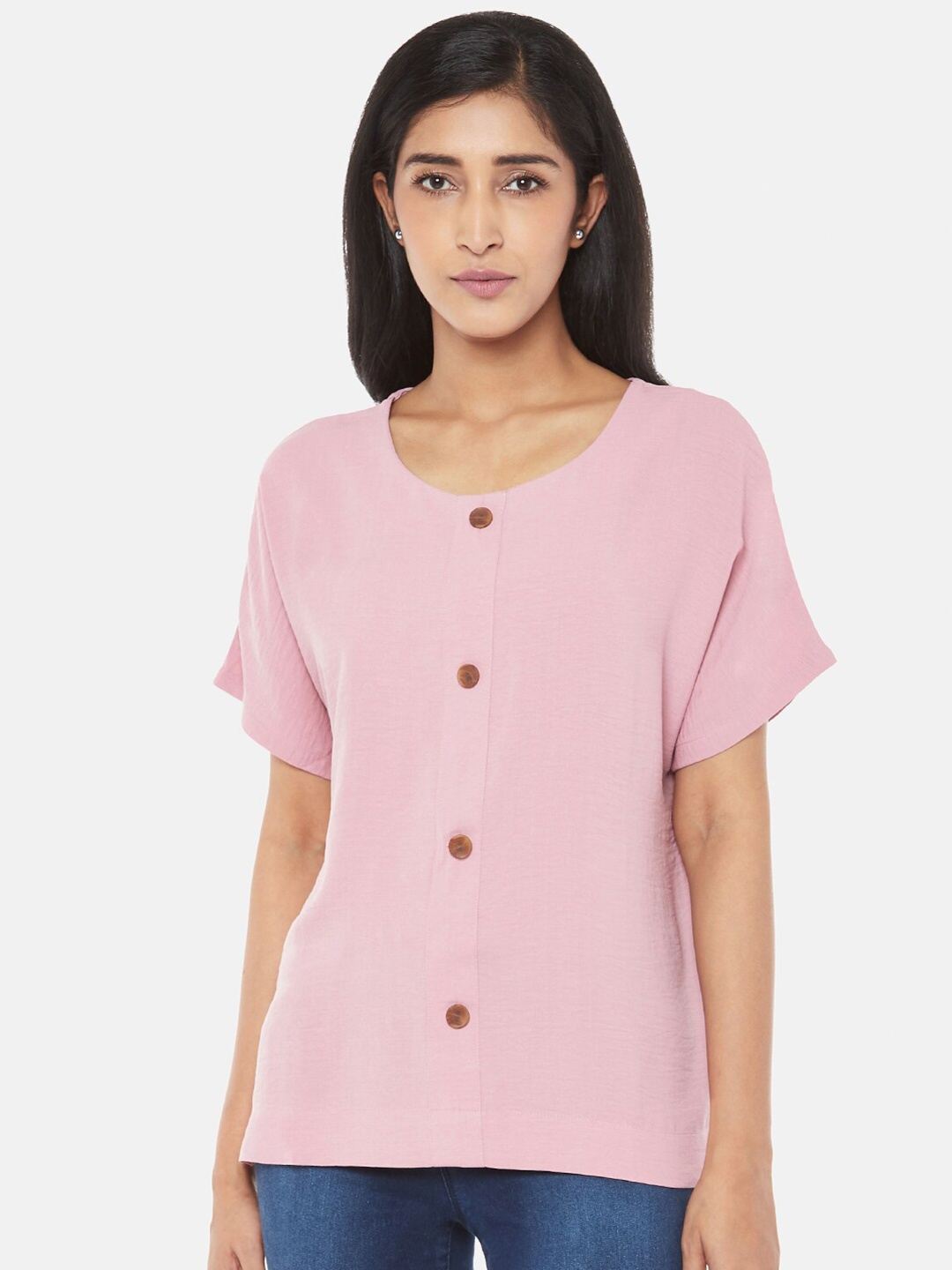 

Honey by Pantaloons Women Pink Tunic