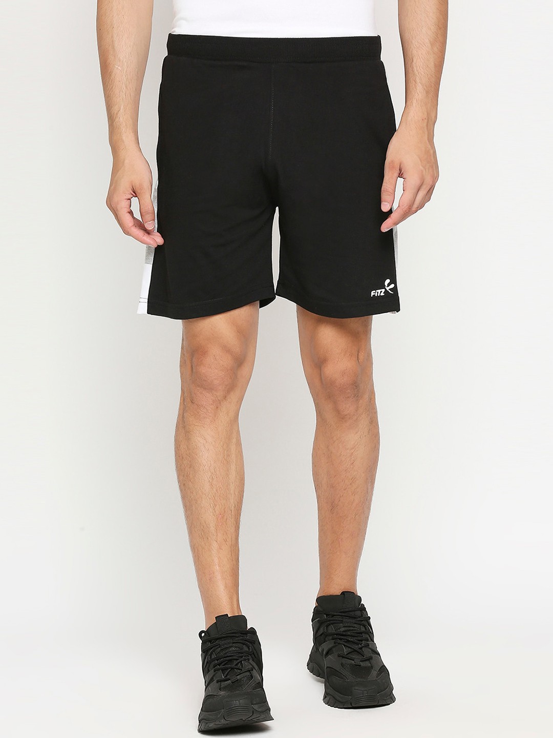

FiTZ Men Black Sports Shorts