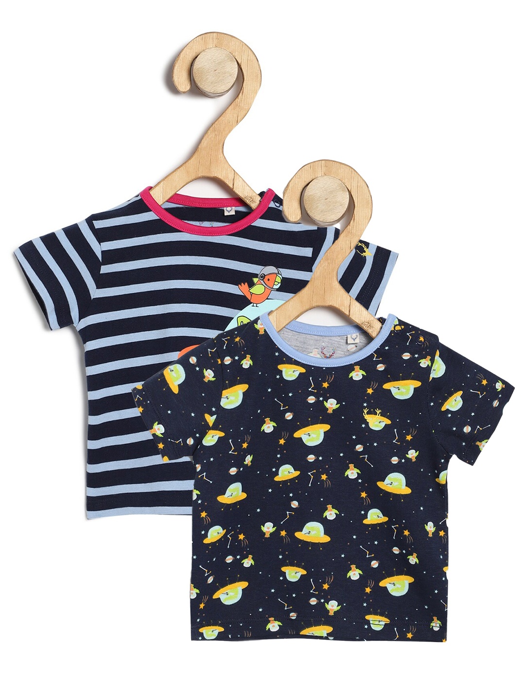 

Allen Solly Junior Boys Navy Blue 2 Printed T-shirt