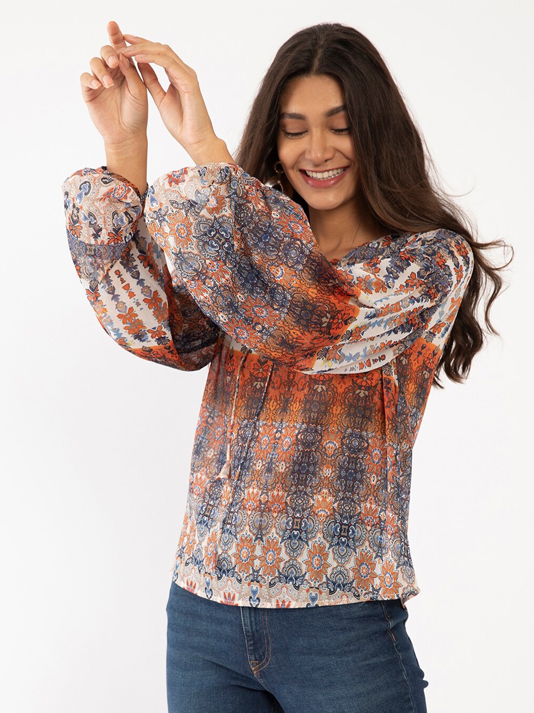 

Zink London Multicoloured Regular Top, Multi
