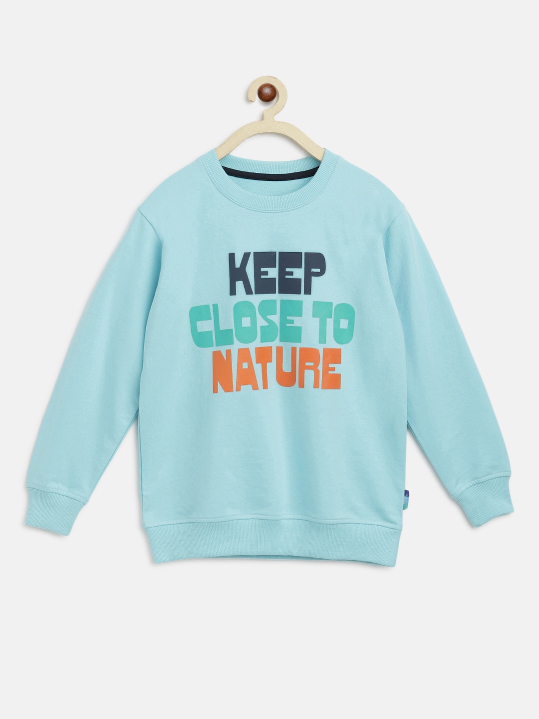

Lil Tomatoes Boys Blue Printed Sweatshirt
