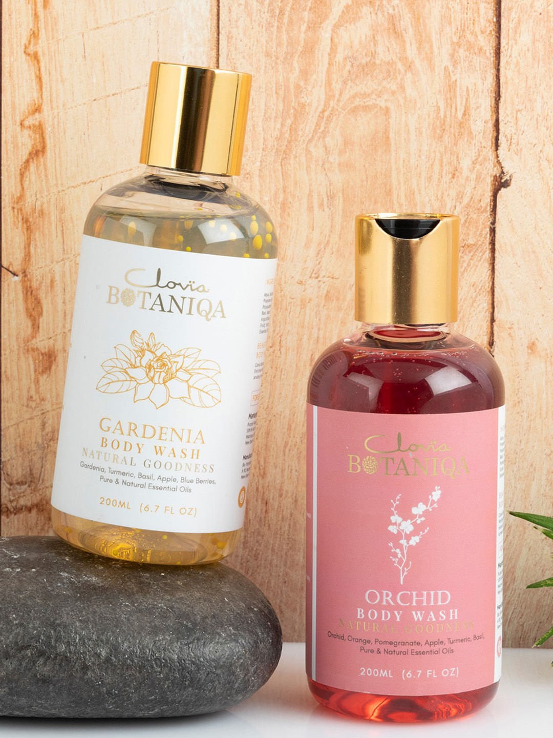 

Clovia BOTANIQA Set of 2 Ayurvedic Rejuvenation Body Wash - Gardenia & Orchid, Transparent