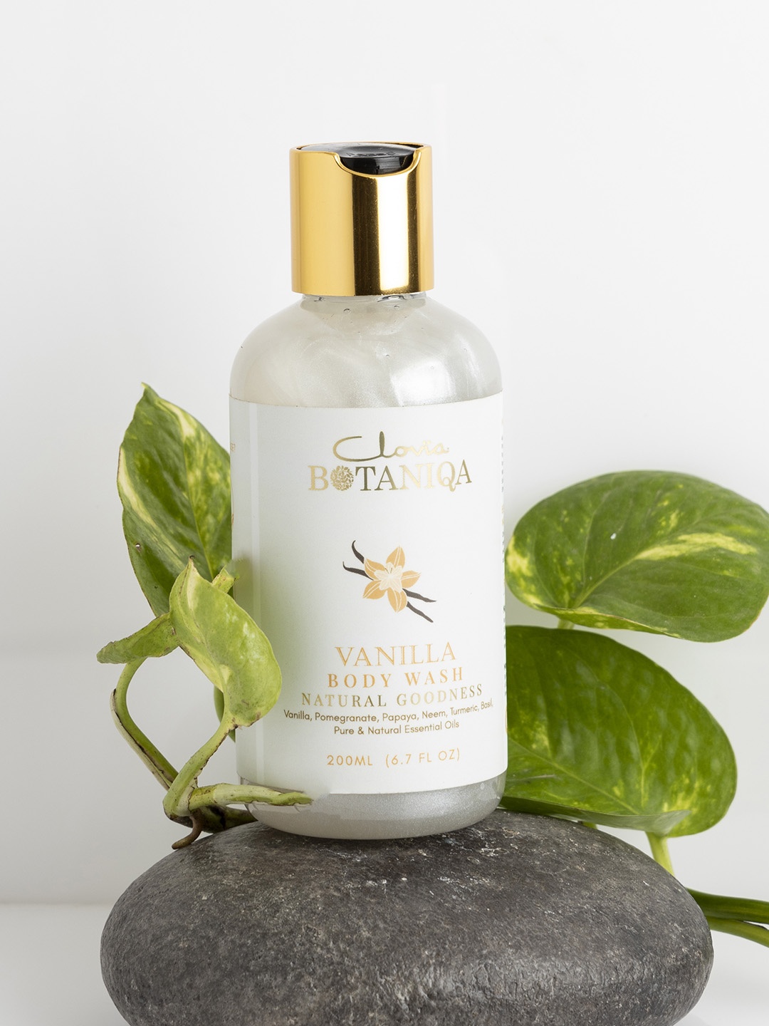 

Clovia BOTANIQA Vanilla Body Wash - 200 ml, Transparent