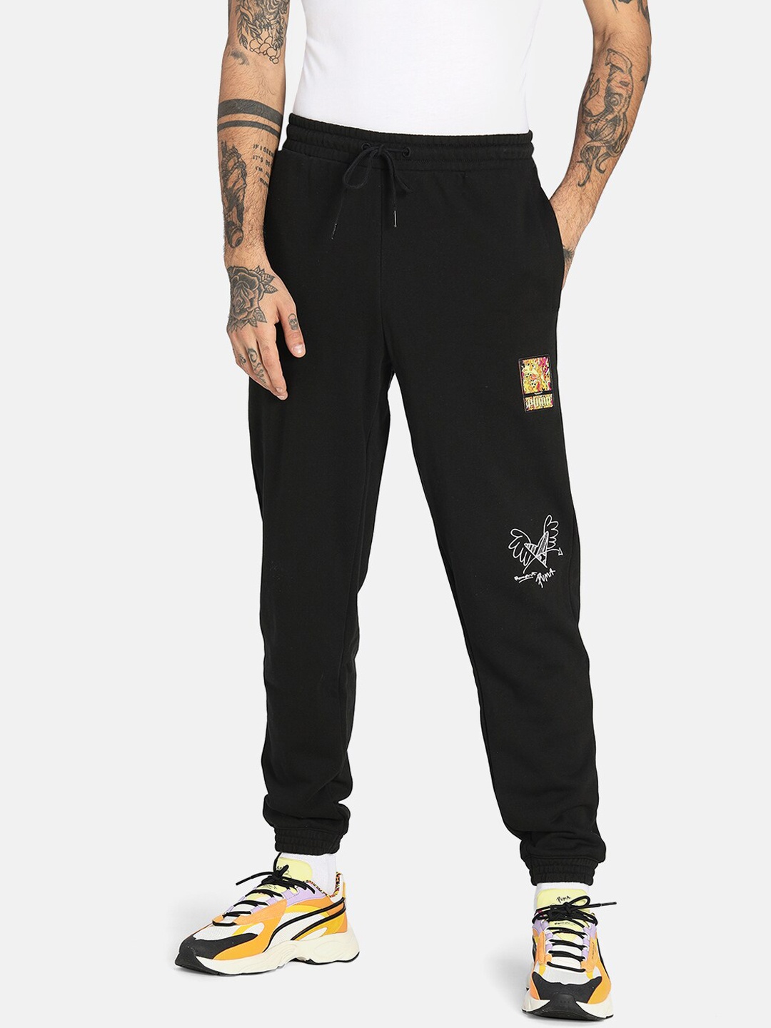 

Puma Unisex Black Printed PUMA x BRITTO Sweatpants