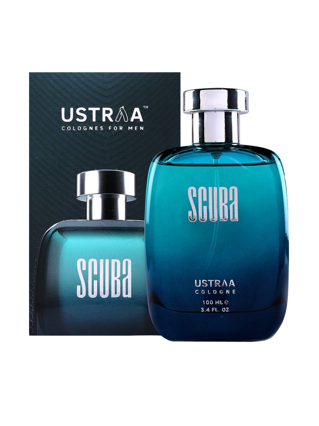 

Ustraa Set Of 2 Scuba Cologne & Base Camp Cologne 200ml, Black