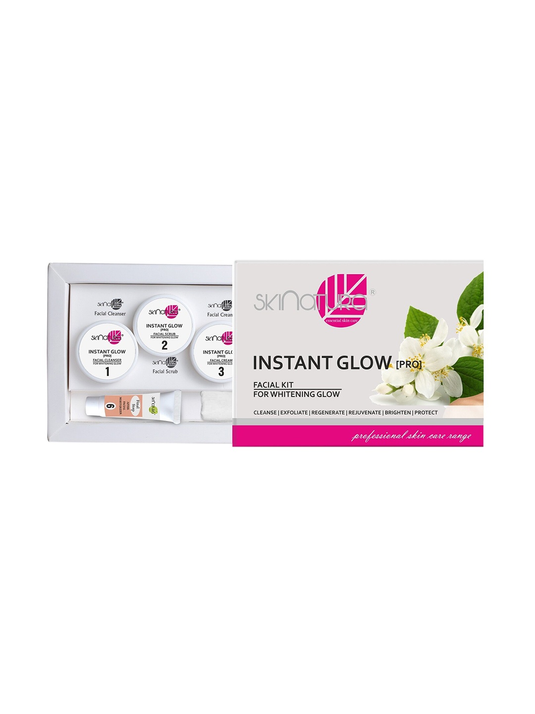 

Skinatura Instant Glow (Pro) Facial Kit For Whitening Glow Skin, White