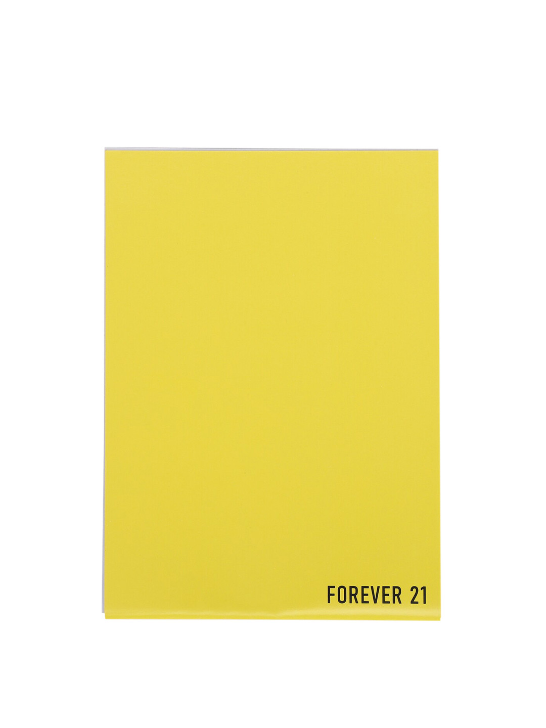 

FOREVER 21 Women Purple & Yellow Solid Tear Off Paper Pad