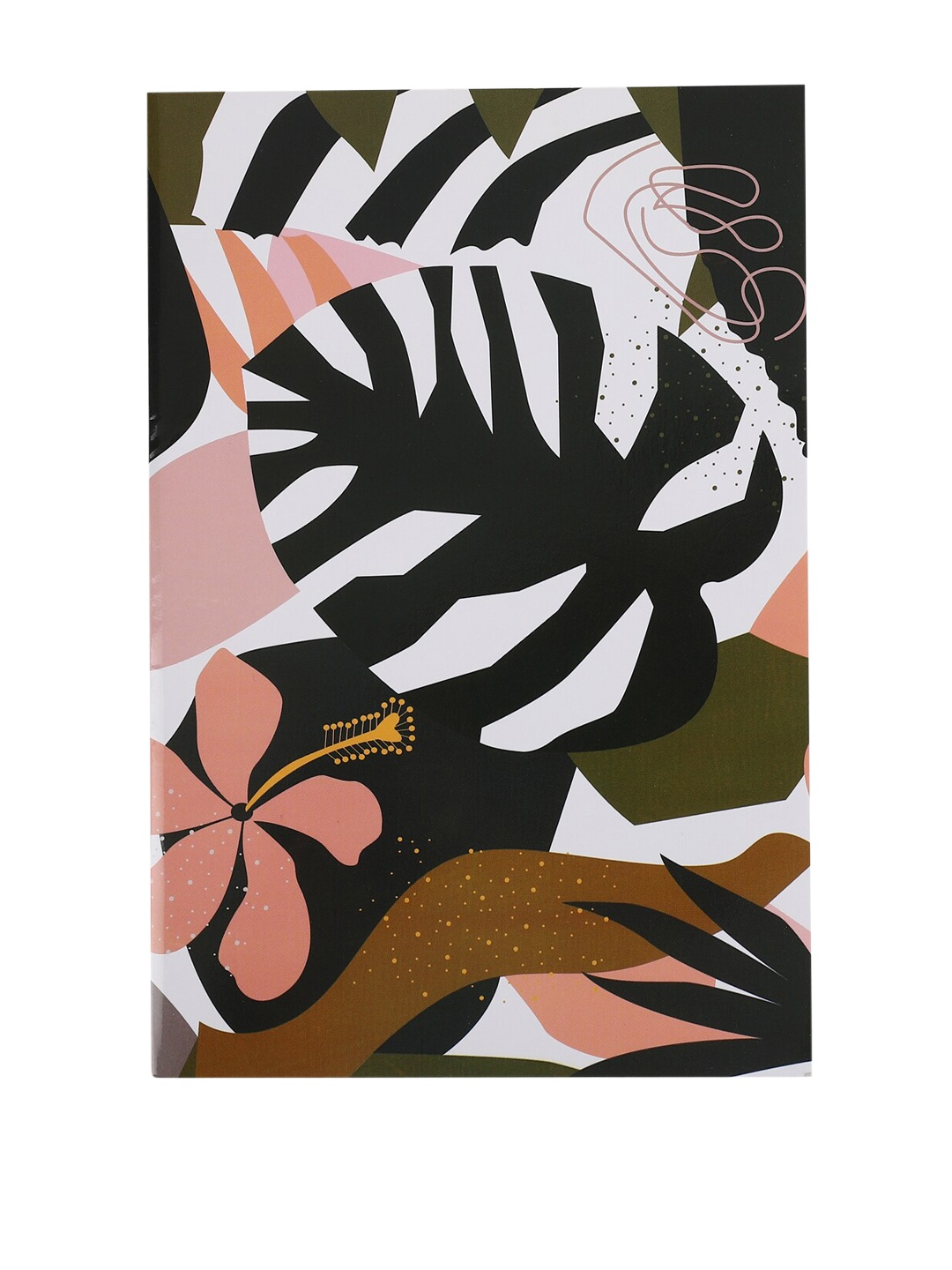 

FOREVER 21 Black & White Tropical Print Diary