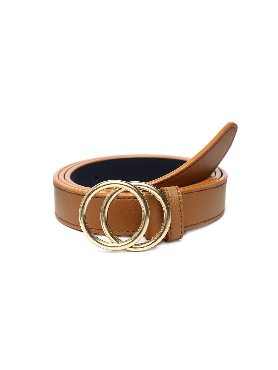 

WELBAWT Women Tan Solid Casual Belt