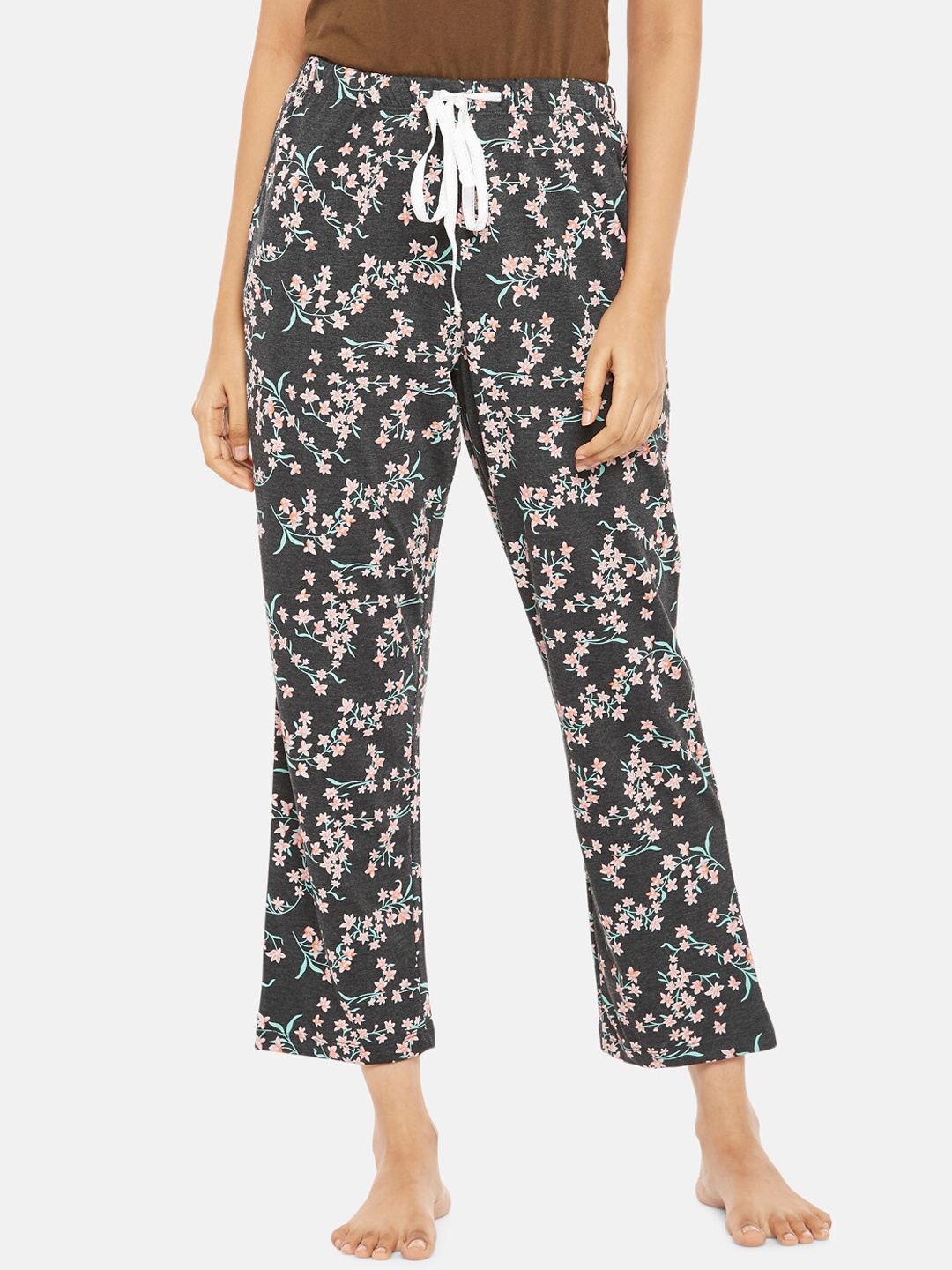 

Dreamz by Pantaloons Women Black Printed Lounge Pants