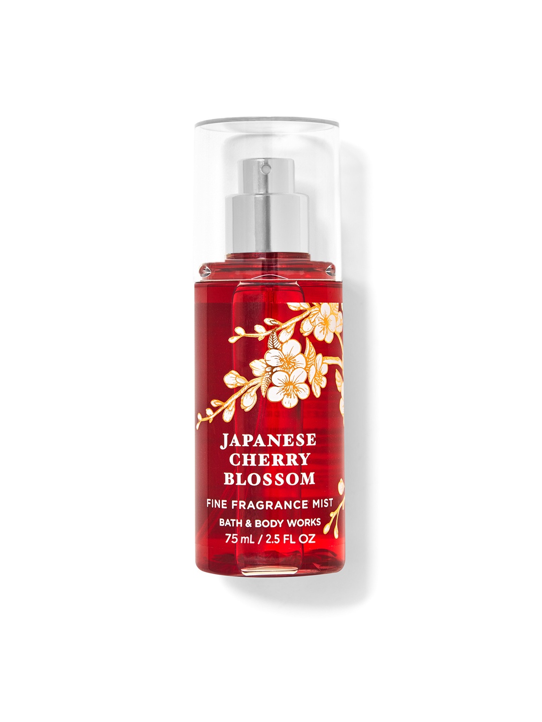 

Bath & Body Works Women Japanese Cherry Blossom Travel Size Fine Fragrance Mist 88 ml, Red