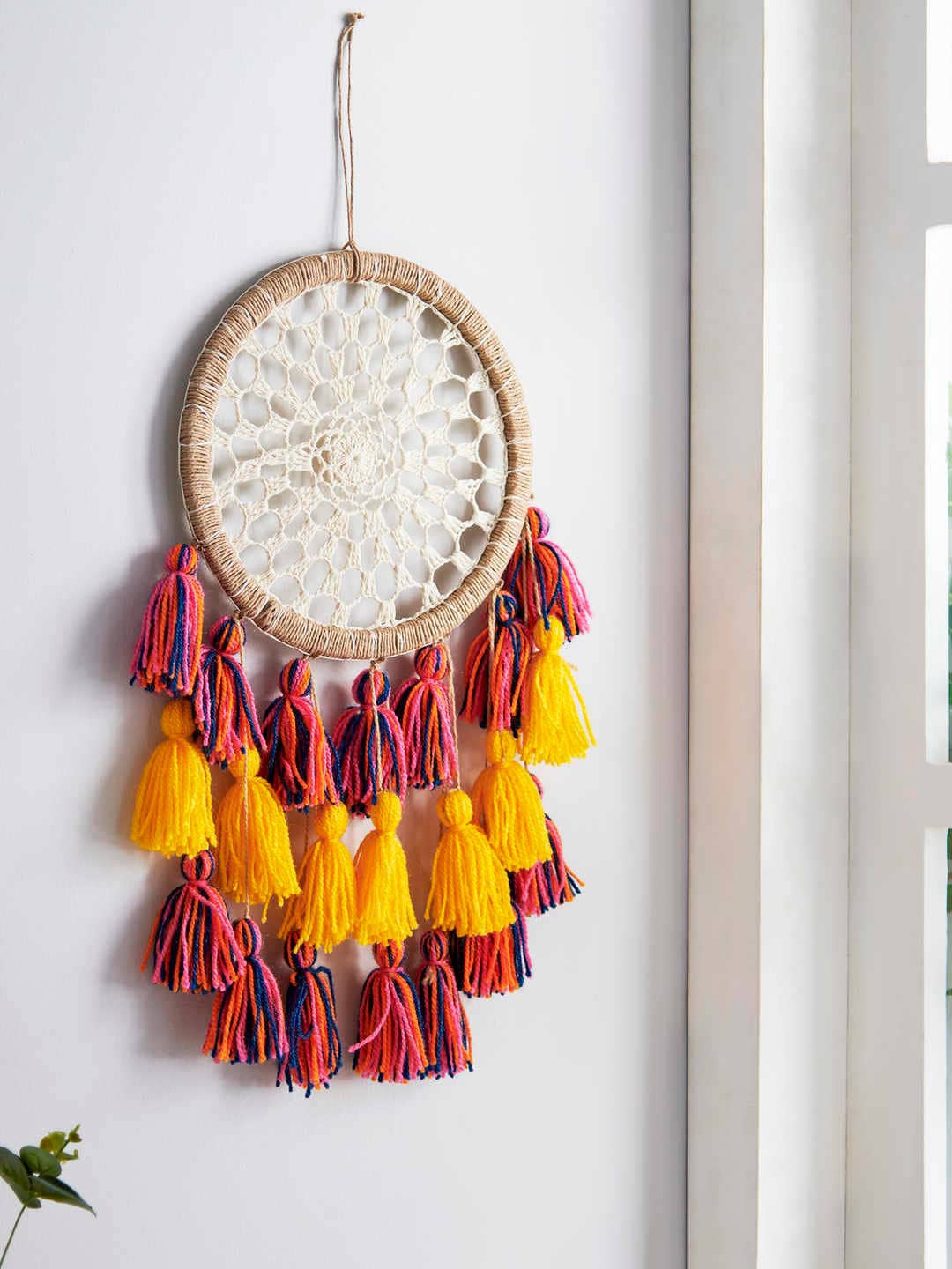 

Chumbak Yellow & Orange Mandala Dream Catcher