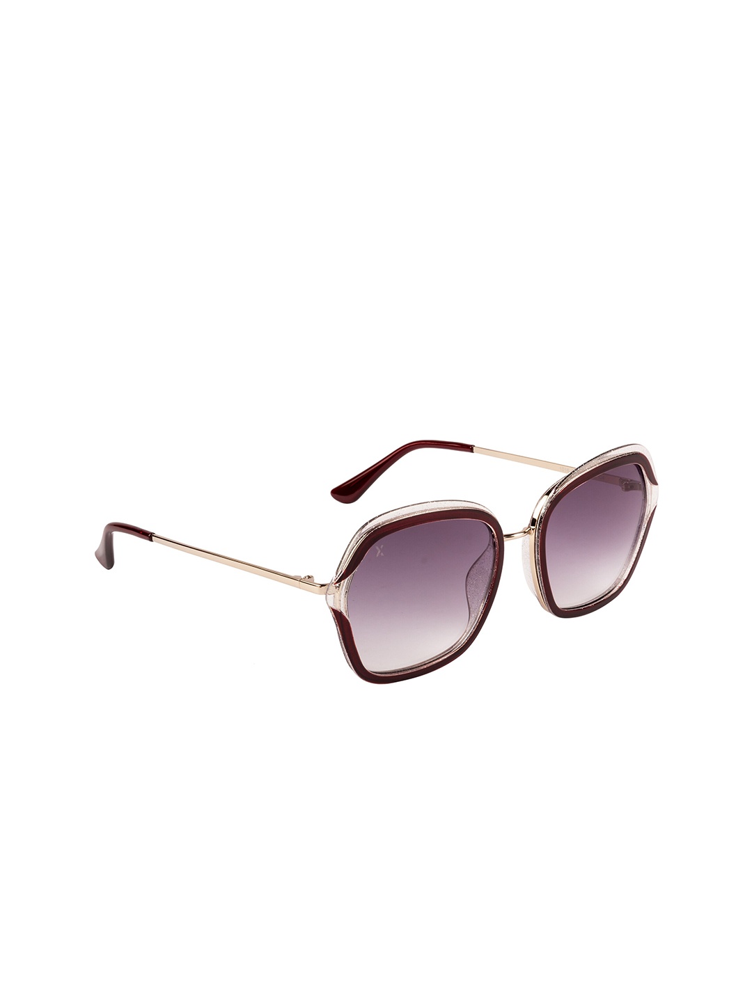 

XPRES Women Purple Lens & Gold-Toned Butterfly Sunglasses with UV Protected Lens