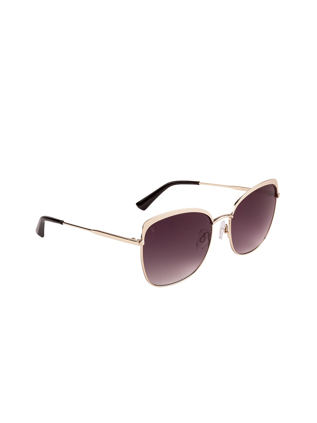 

XPRES Women Purple Lens & Gold-Toned Full Rim Browline Sunglasses 1004 58018 144 C1