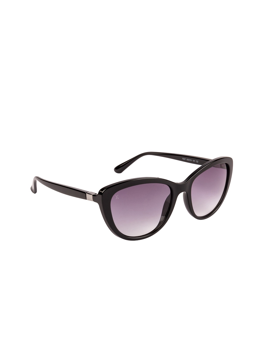 

XPRES Women Purple Lens & Black Full Rim Cateye Sunglasses 1007 55019 141 C2
