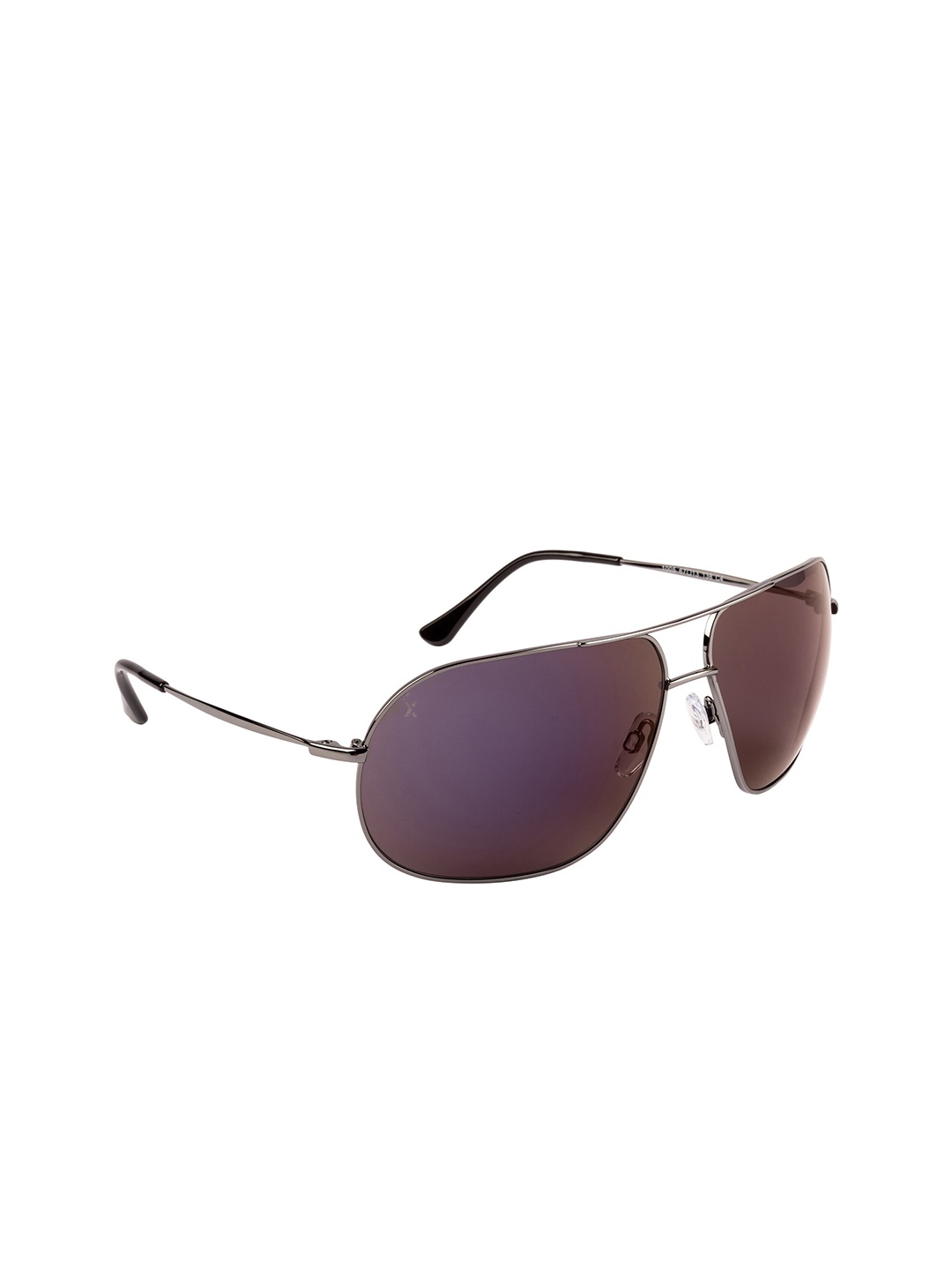 

XPRES Unisex Purple Lens & Gunmetal-Toned Full Rim Aviator Sunglasses 1005 67013 138 C4