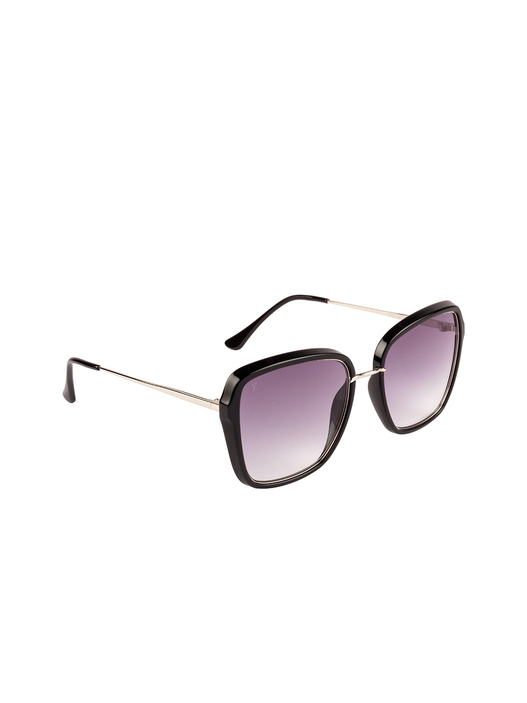 

XPRES Women Purple Lens & Black Full Rim Rectangle Sunglasses 1010 56019 144 C2