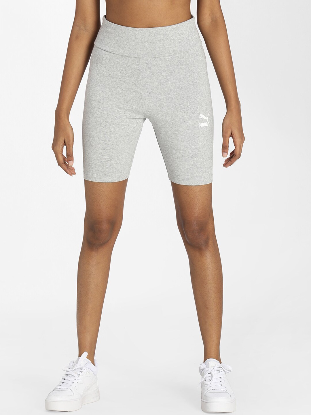 

Puma Women Grey Sports Shorts
