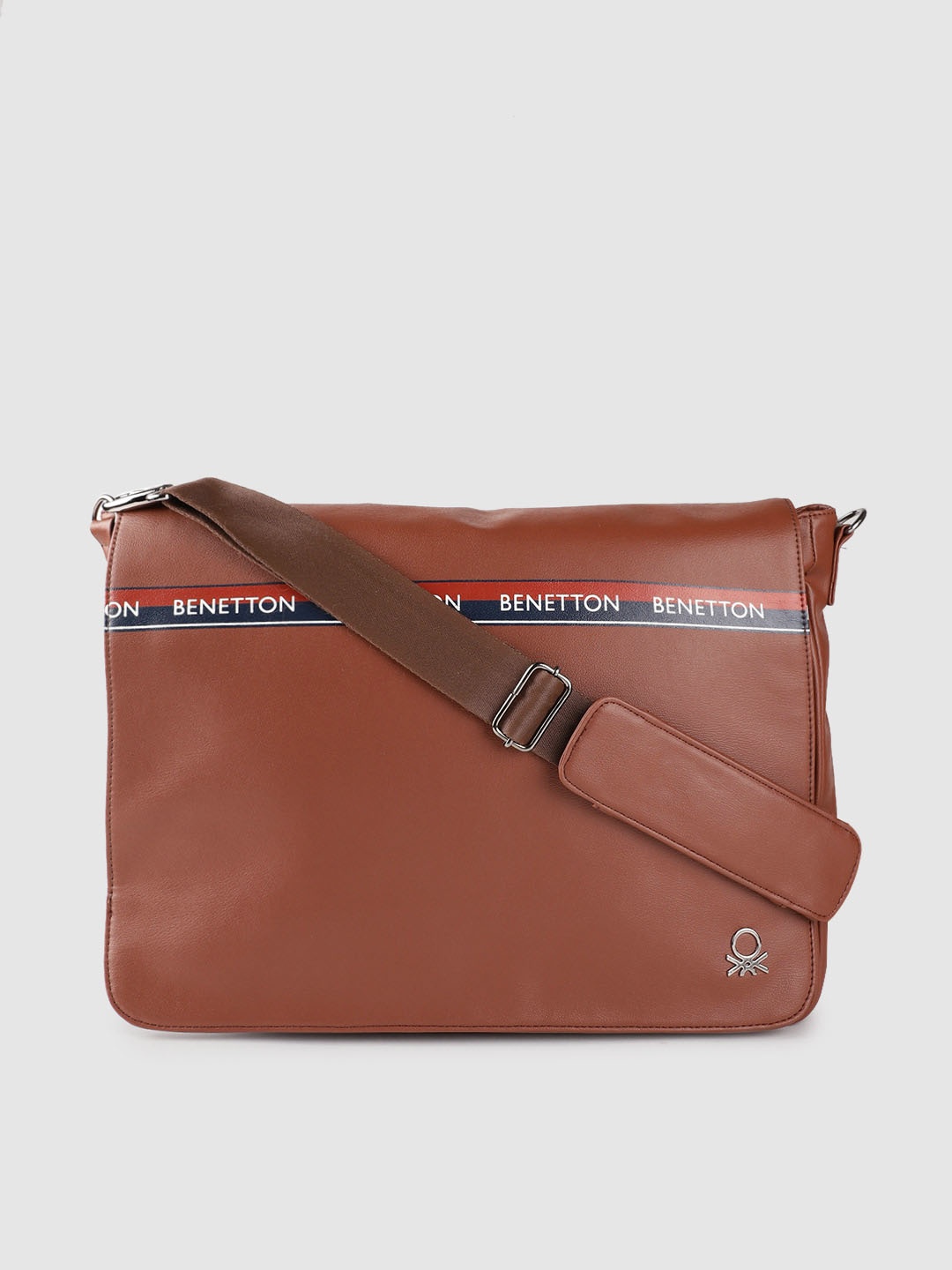 

United Colors of Benetton Unisex Brown 15 Inch Solid Laptop Bag