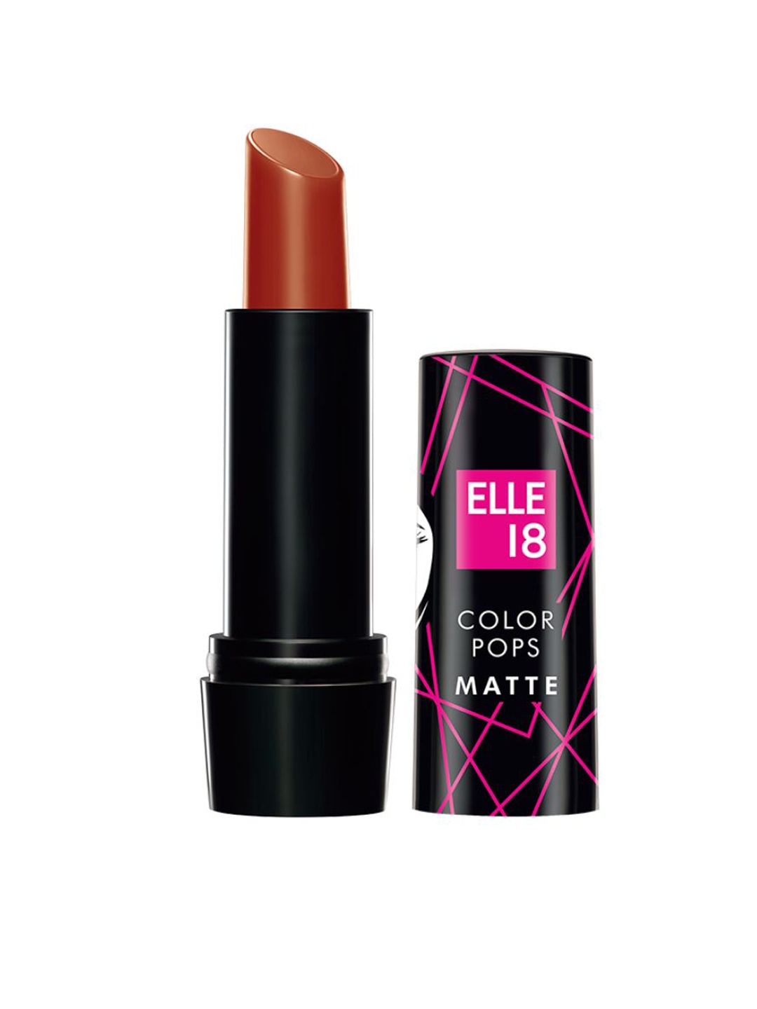 Elle 18 Color Pop Matte Lip Color B3 - Rust Sienna 4.3 g, Brown