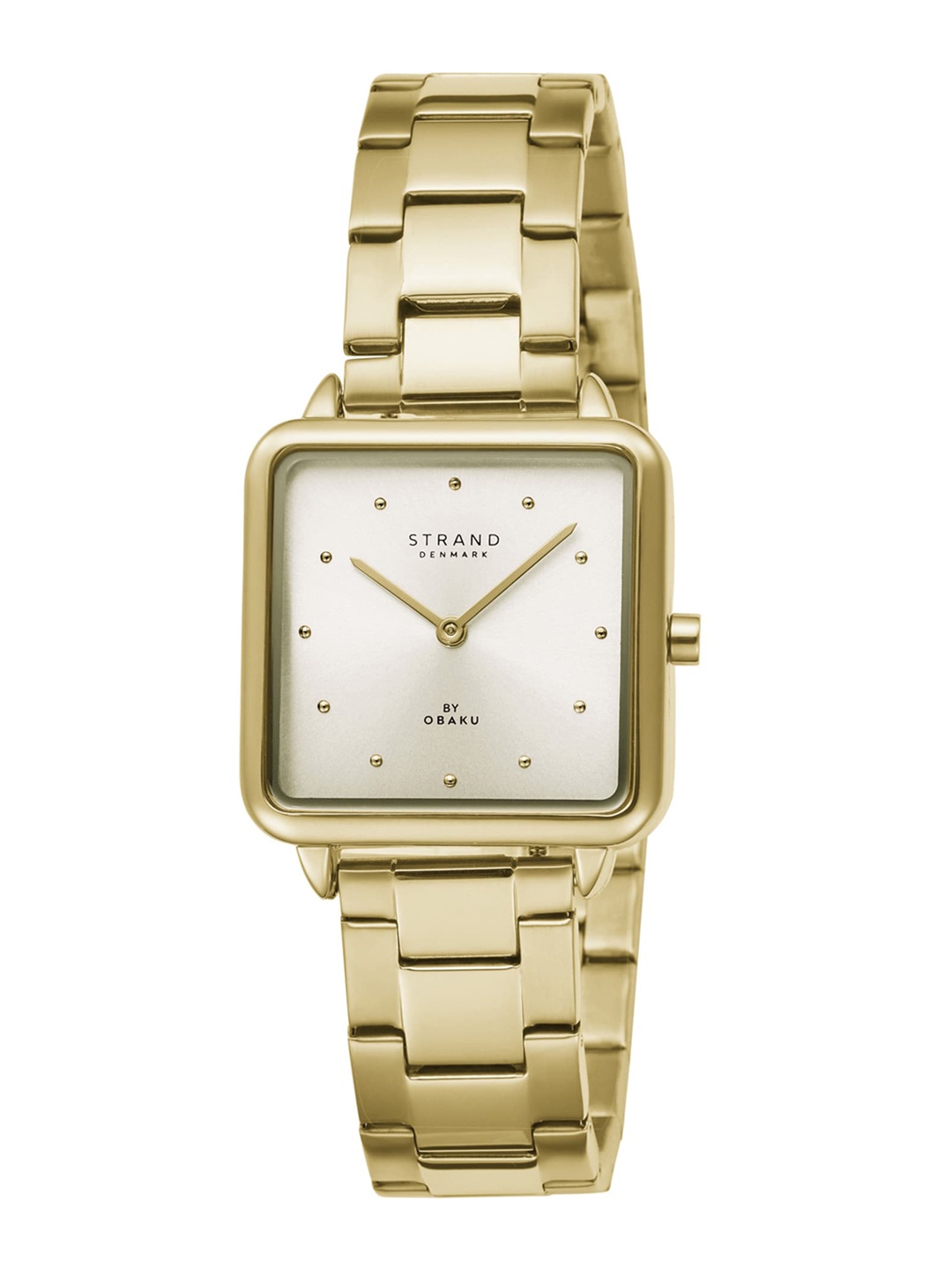 

STRAND BY OBAKU Women Gold-Toned Brass Dial & Gold Toned Straps Analogue Watch S718LXGGSG