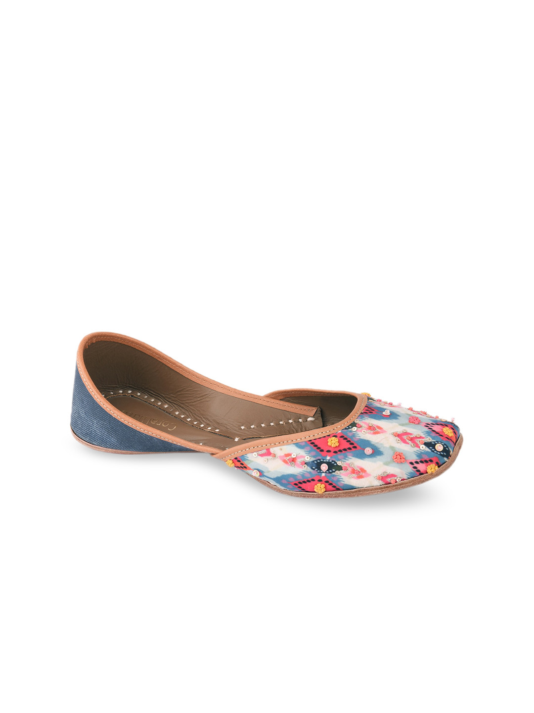 

Coral Haze Women Multicoloured Printed Ballerinas Flats, Multi