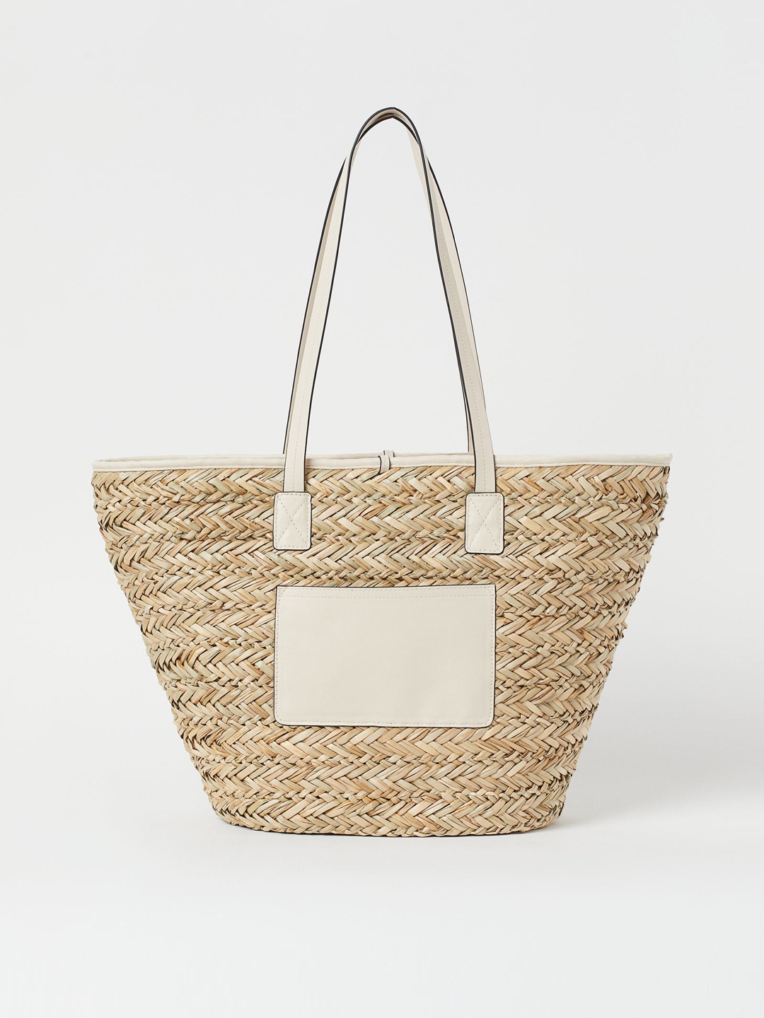 

H&M Womens Beige Straw Bag