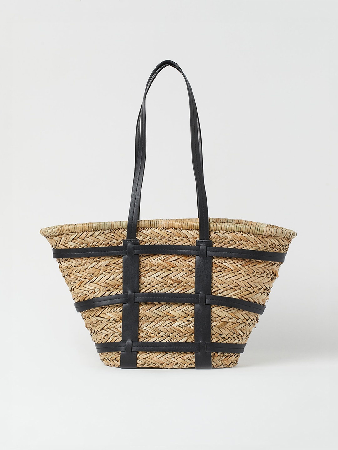 

H&M Womens Beige Straw Bag