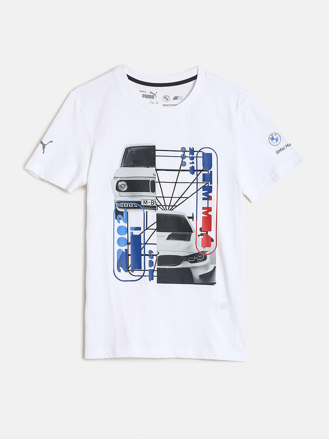 

Puma Unisex Kids White Printed T-shirt