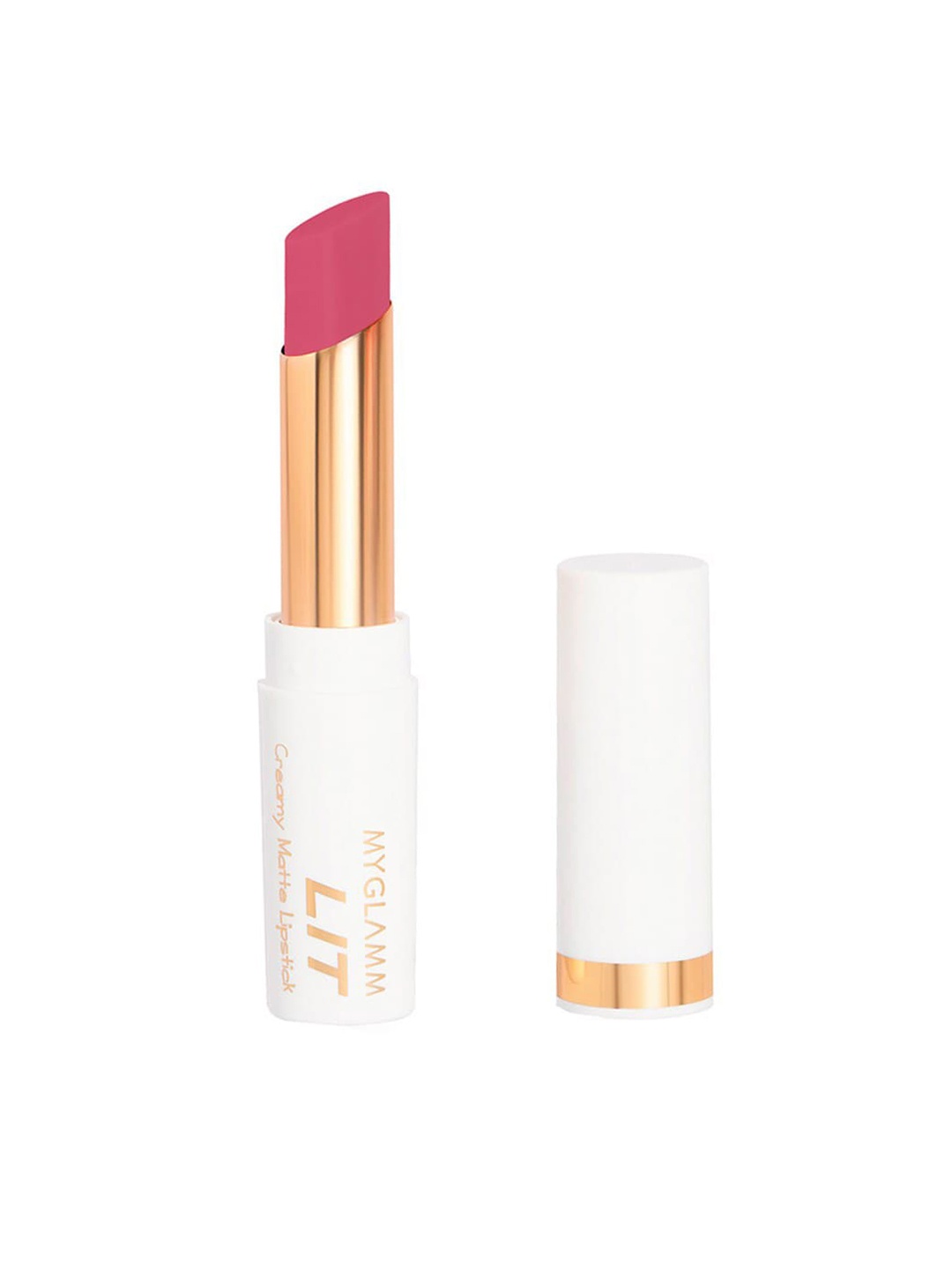 

MyGlamm LIT Creamy Matte Lipstick-Mai Tai-3.7g, Pink