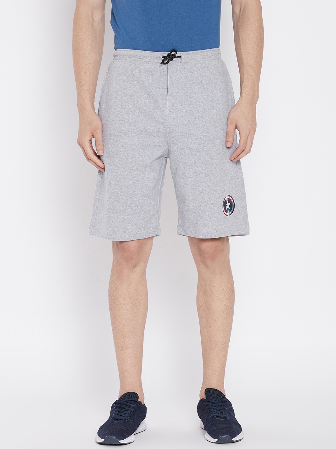 

Marvel by Wear Your Mind Men Grey Avengers Regular Shorts
