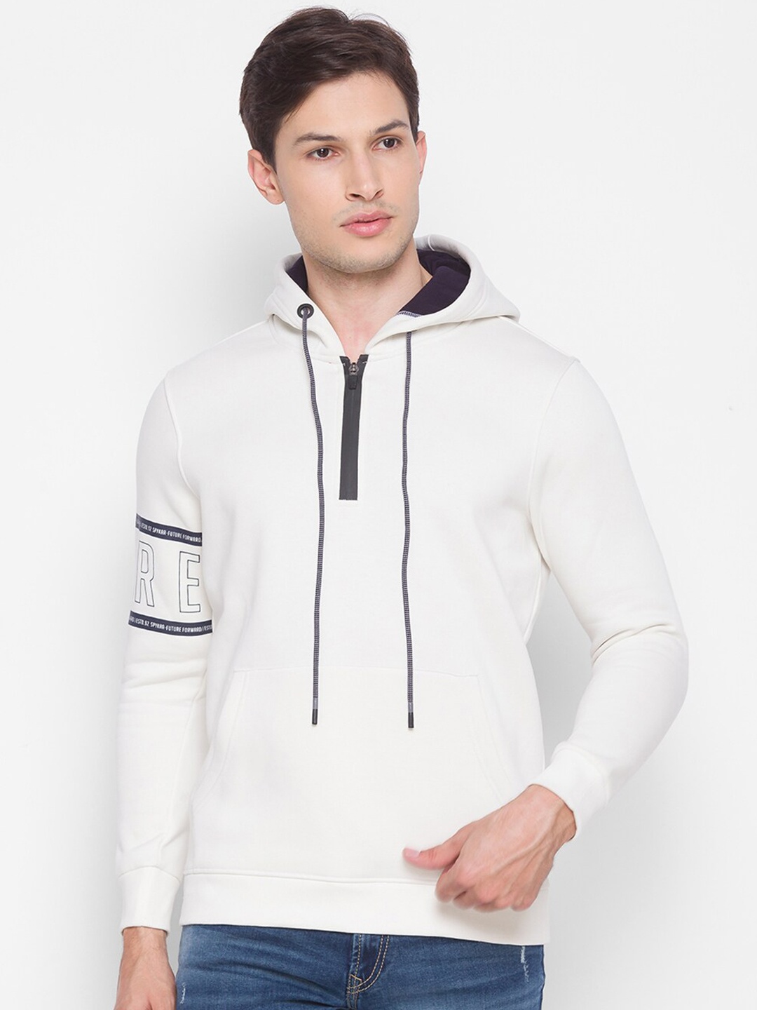 

SPYKAR Men White Sweatshirt