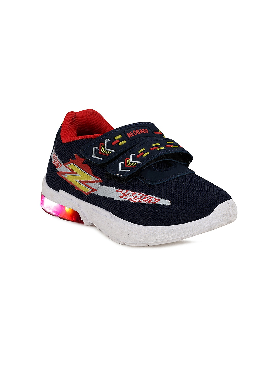 

NEOBABY Unisex Kids Black Colourblocked Sneakers