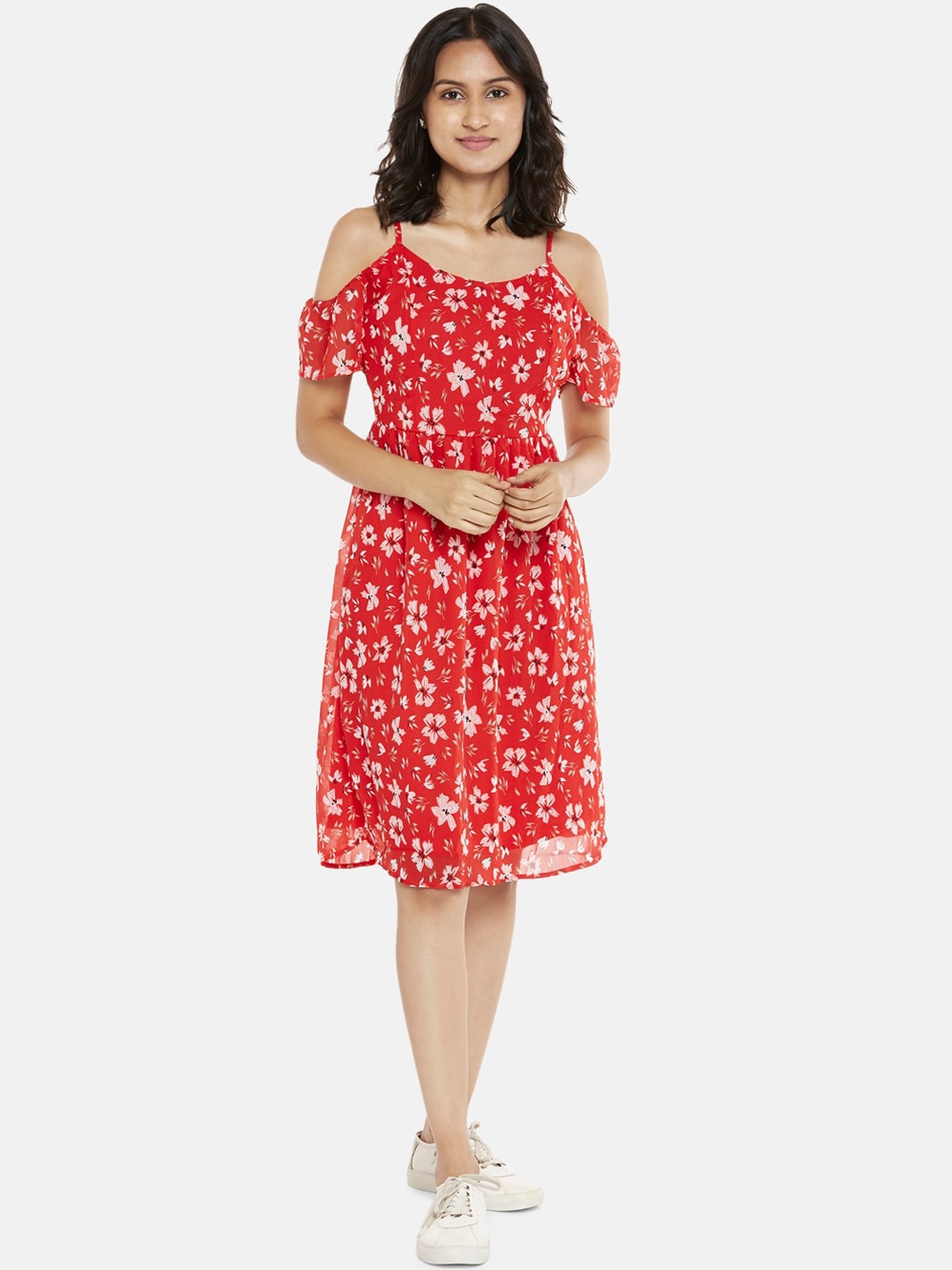 

People Red Floral Dress