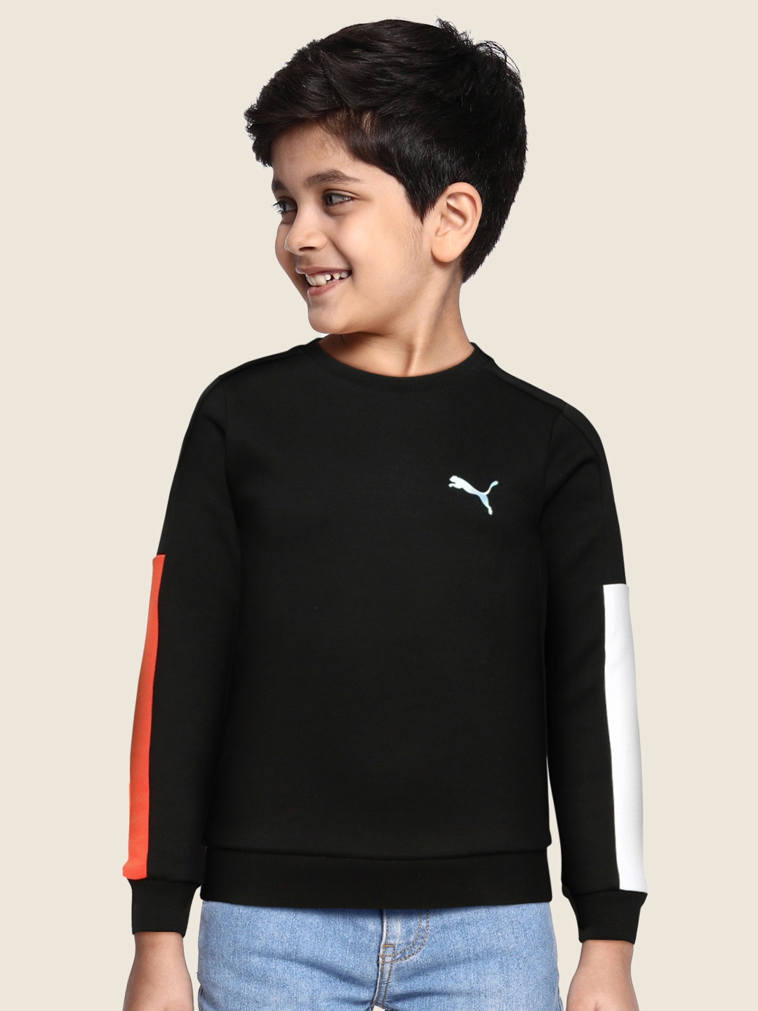 

Puma Boys Black one8 Virat Kohli Sweat Shirt