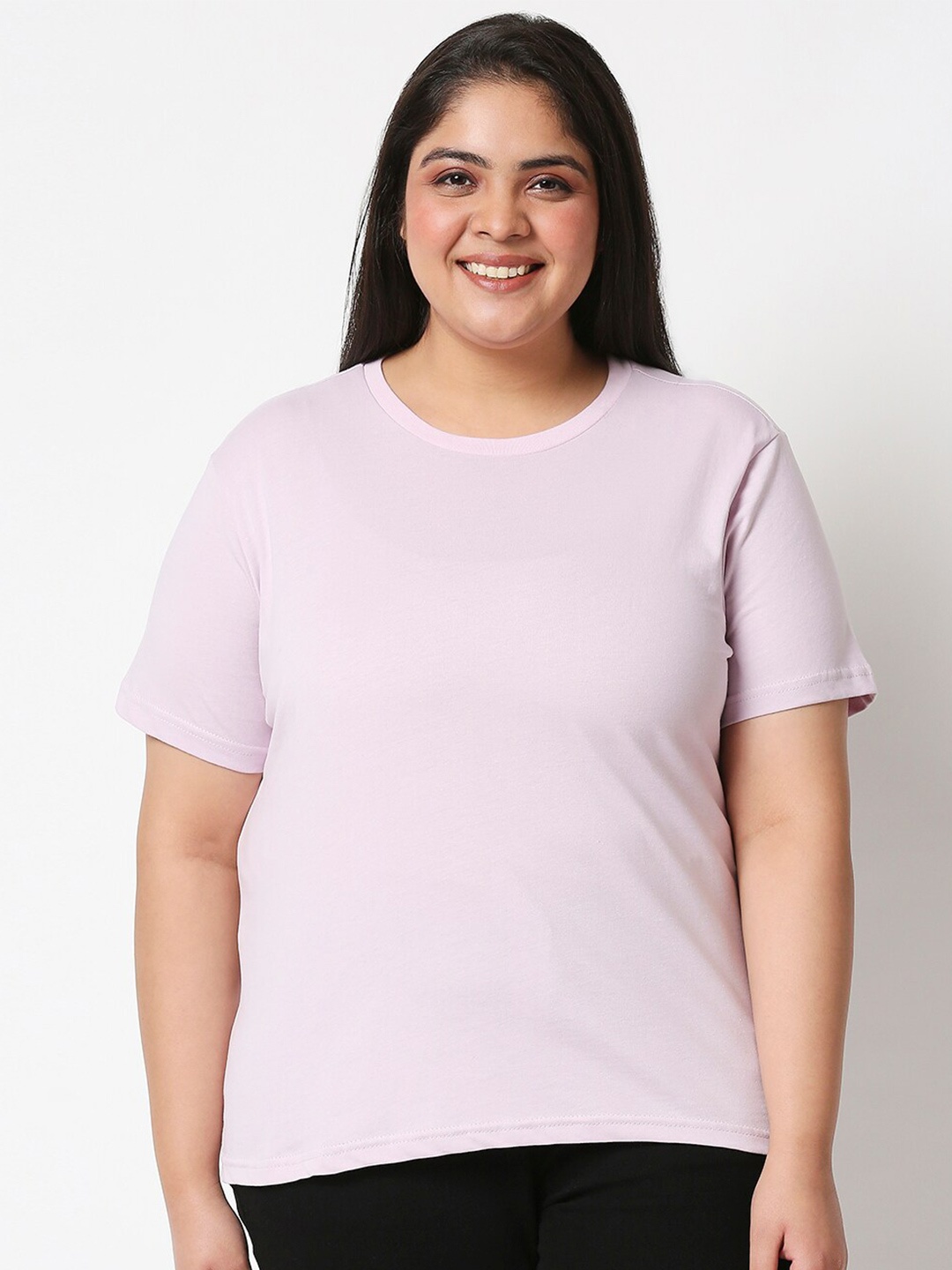 

20Dresses Women Pink Pure Cotton T-shirt