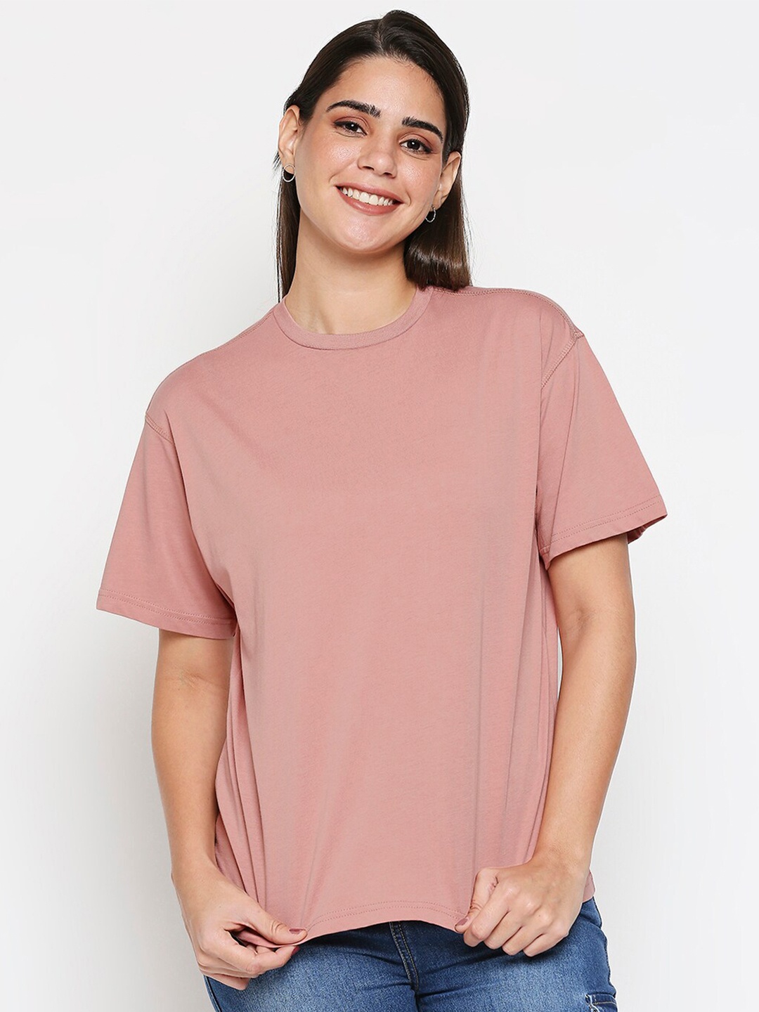 

20Dresses Women Nude-Coloured Boxy T-shirt