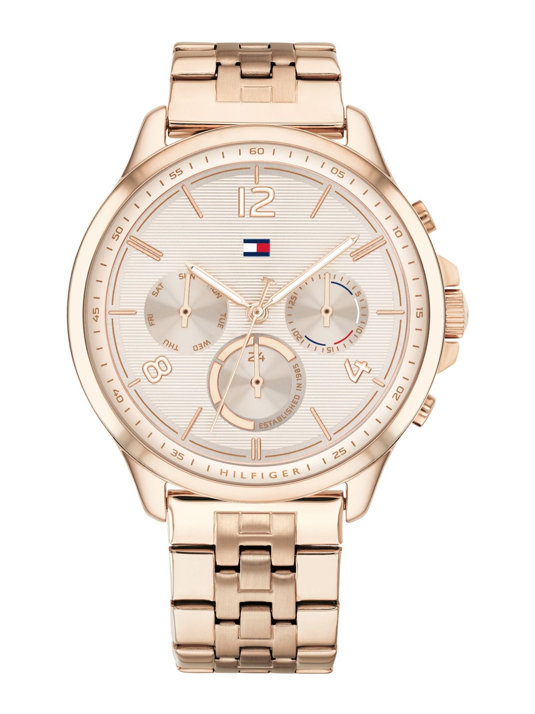 

Tommy Hilfiger Women Rose Gold-Toned Dial & Straps Analogue Watch TH1782224