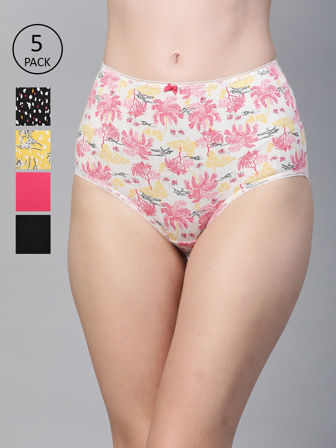 

Marks & Spencer Women Pack of 5 Hipster Briefs T612064XPINK, Pink
