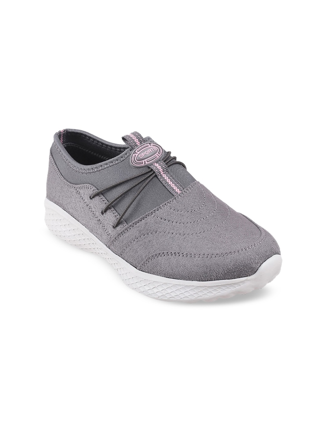 

Metro Women Grey Slip-On Sneakers