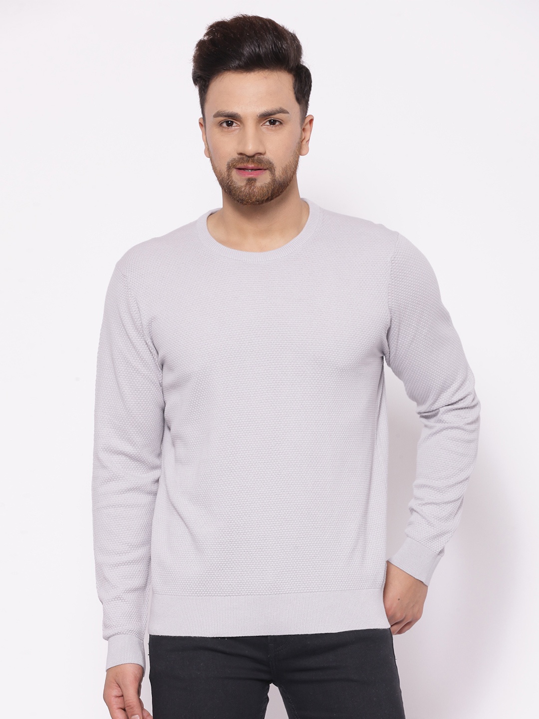 

Red Tape Men Grey Pullover